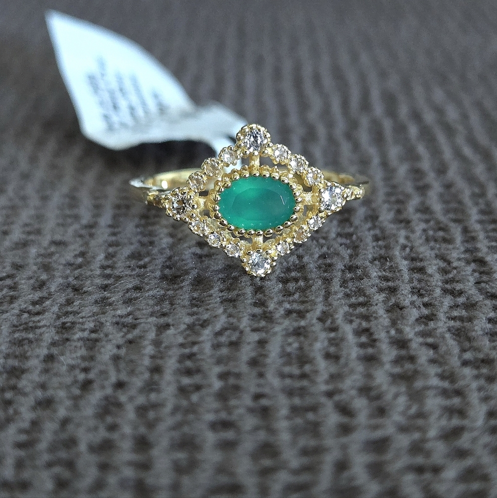 Shivam Green💚 Onyx Ring💍 - NWT - Picture 13 of 16
